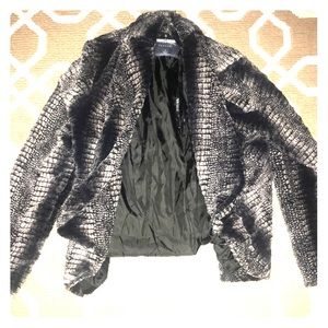 Faux fur jacket